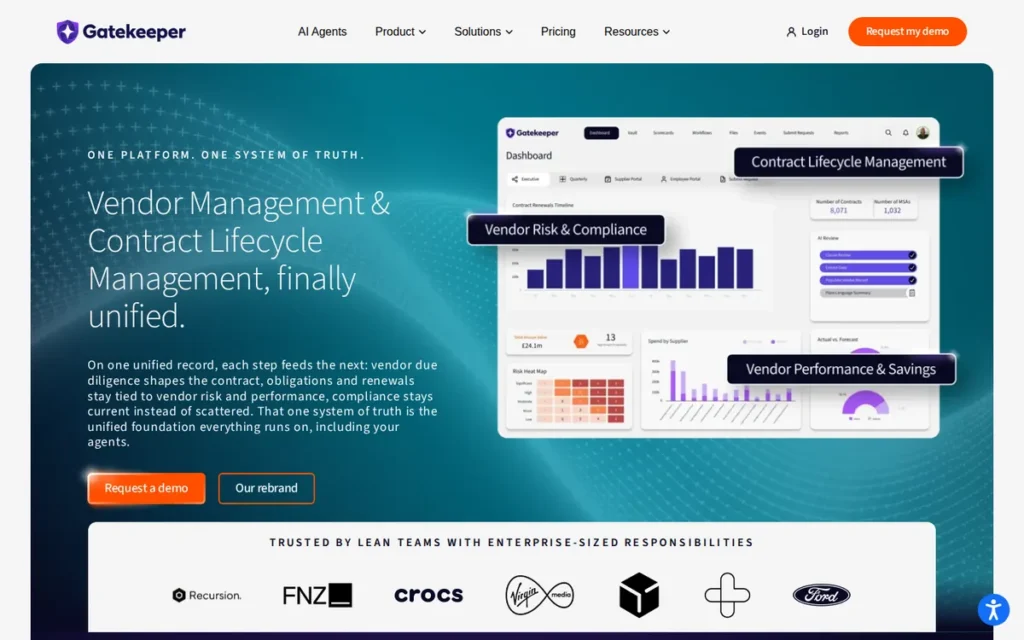 Gatekeeper homepage screenshot