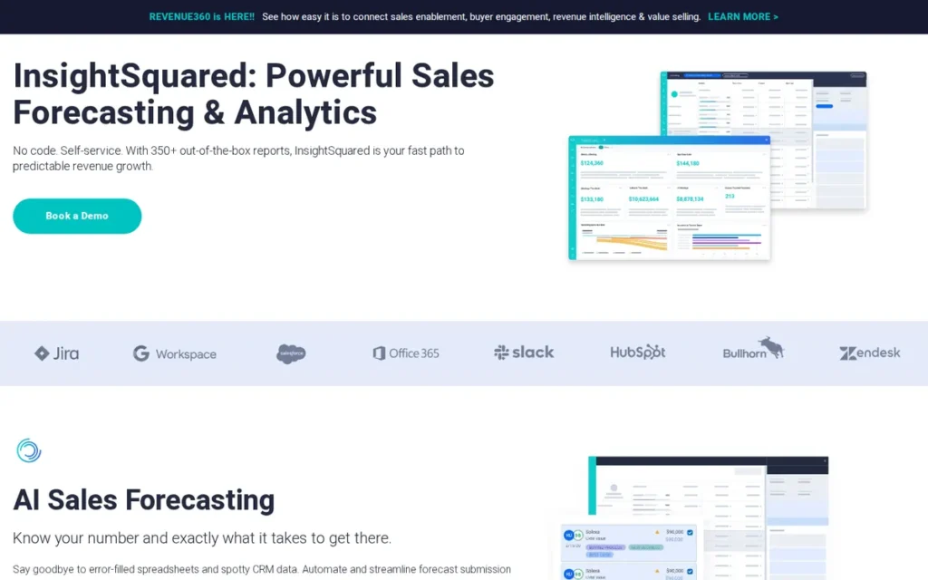 InsightSquared (Mediafly) homepage screenshot