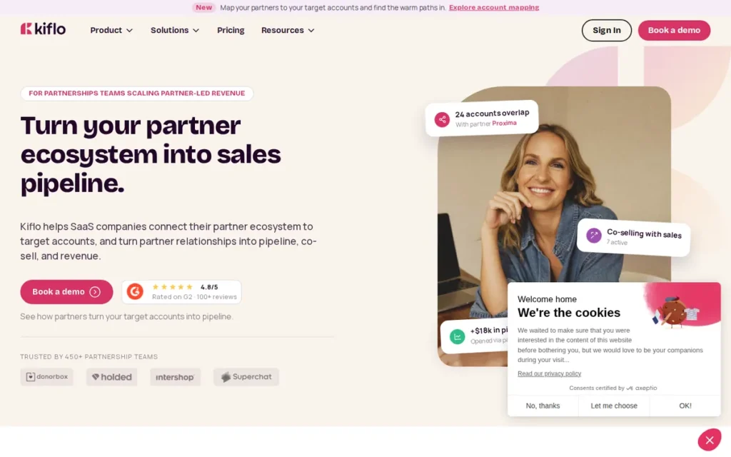 Kiflo homepage screenshot