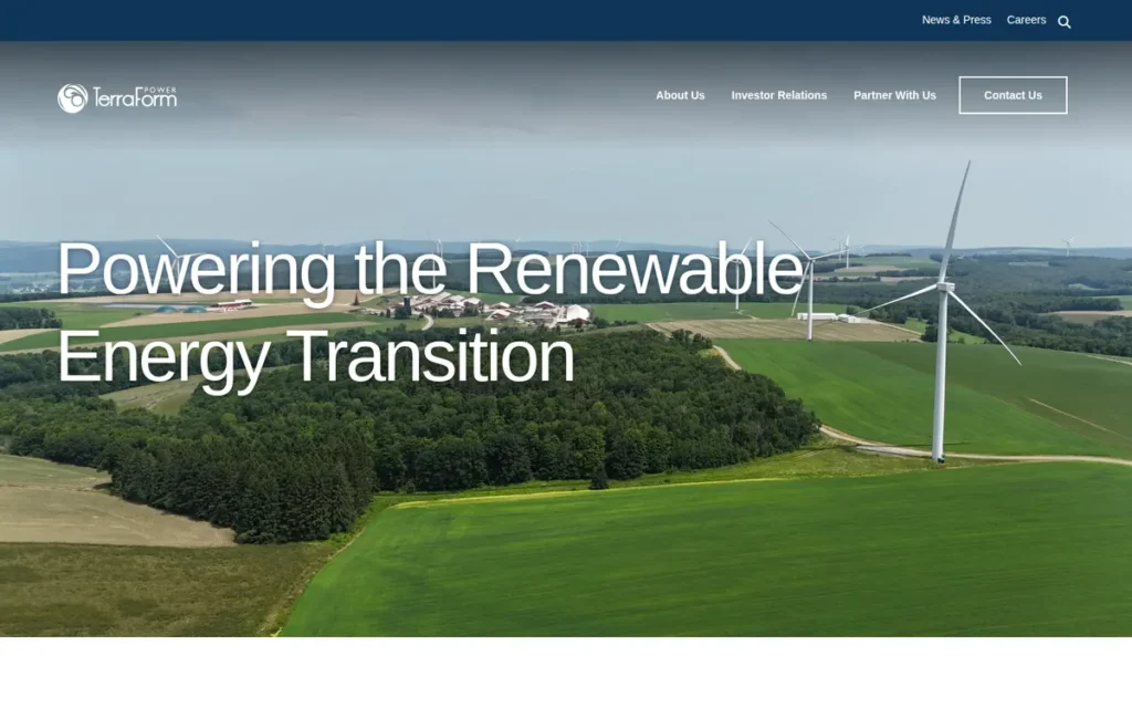 Terraform homepage screenshot